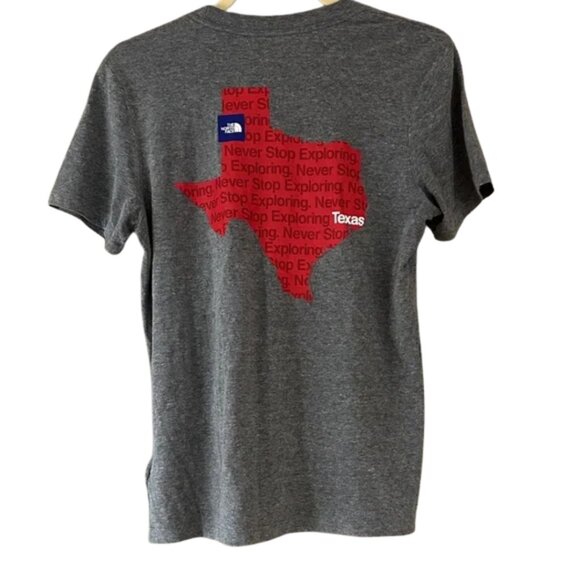 The North Face Tops - The North Face Texas Graphic T-Shirt – Gray “Never Stop Exploring” Tee